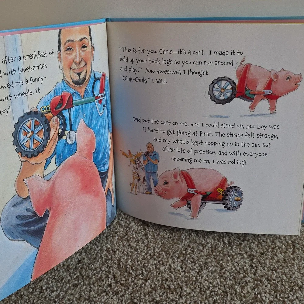 Hardcover Books Chris P. Bacon: My Life So Far, Going Places, Chilla Gorilla